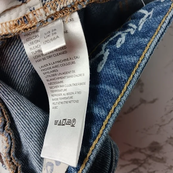 We The Free Bailey denim skirt women's size 26 blue - Picture 4 of 5